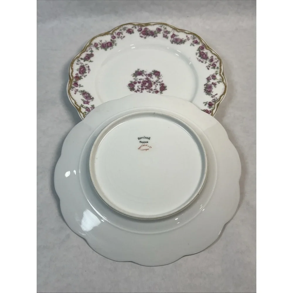 Haviland & Co Limoges Schleiger‎ 270 Salad Plates. 7.5